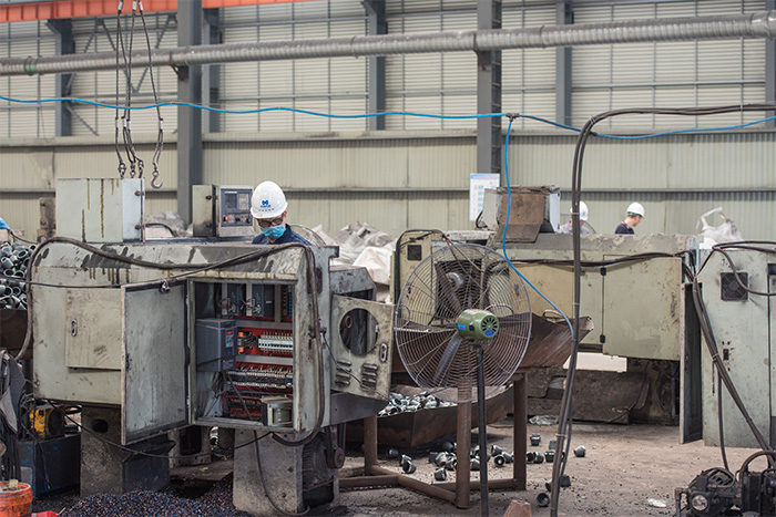 太原网架配件-锥头加工车间